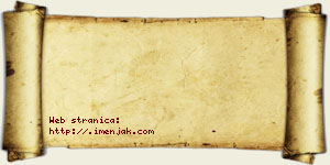 Aca Galjković vizit kartica